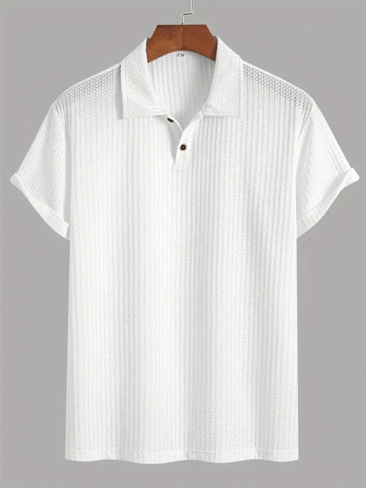 Pure White Polo Shirt – Outfit Galleria