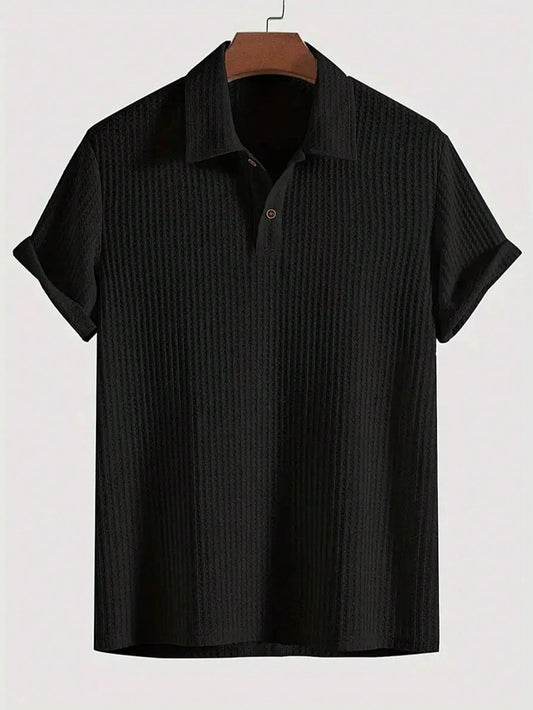 Midnight Black Polo Shirt – Outfit Galleria