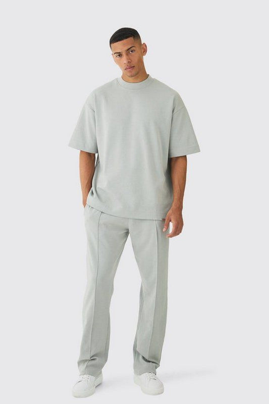 Men’s White Summer Tracksuit – Outfit Galleria