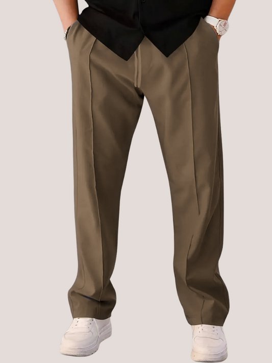 Casual Straight SpandexDry Pants - Olive