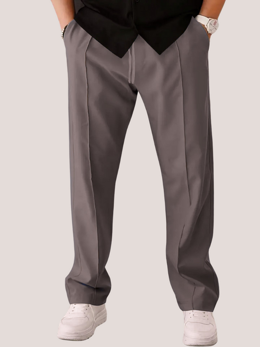 Casual Straight SpandexDry Pants - Ash Grey